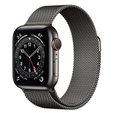 Apple Watch Series 6 Viền thép dây Milanese Loop Cellular 40mm